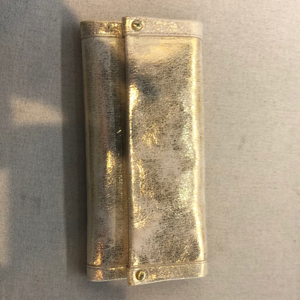 Fable distressed gold wallet Genuine Hobo